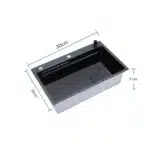 SYLUX Rapid PVD Black Sink with Accessories SL875