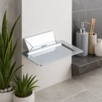 Aagna U-VA Silver Soap Dish Stylish Wall Mounted Bathroom