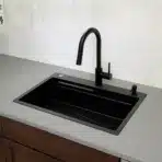 SYLUX Rapid PVD Black Sink with Accessories SL875