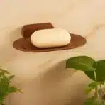 Aagna Giza Modern Brass Soap Dish for Bathroom