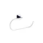 Aagna Olivia Silver Finish Napkin Ring For Bathroom
