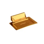 Aagna U-VA Gold Finish Soap Dish for Modern Bathrooms