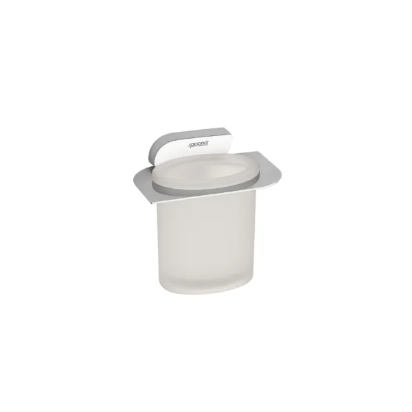 Aagna Pan Silver Finish Tumbler Holder For Bathroom