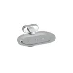 Aagna Giza Premium Silver Finish Soap Dish for Bathroom