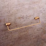 Aagna U-VA Rose Gold Towel Rod for Bathroom