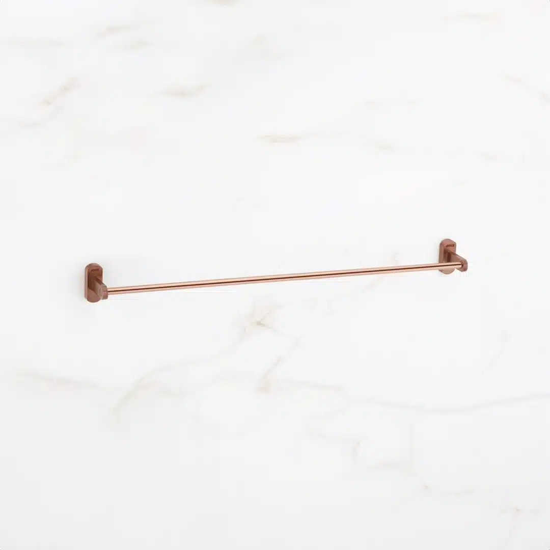 Aagna Giza Rose Gold PVD Finish Towel Rod for Bathrooms Aagna Giza Rose Gold PVD Finish Towel Rod for Bathrooms