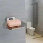 Aagna Giza Premium Silver Finish Soap Dish for Bathroom