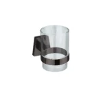Aagna Olivia Black Finish Tumbler Holder For Bathroom