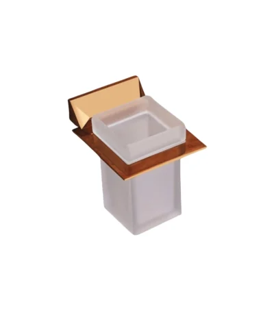 Aagna U-VA Luxury Rose Gold Tumbler Holder for Bathrooms
