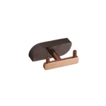 Rose Gold And Black Robe Hook For Bathrooms
