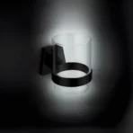 Aagna Olivia Black Finish Tumbler Holder For Bathroom