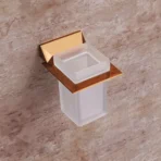 Aagna U-VA Luxury Rose Gold Tumbler Holder for Bathrooms