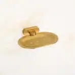 Aagna Giza Premium Gold Finish Soap Dish for Bathroom