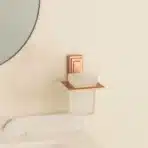 Aagna Raton Elegant Rose Gold Tumbler Holder