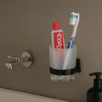 Aagna Olivia Black Finish Tumbler Holder For Bathroom