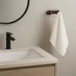 Rose Gold And Black Robe Hook For Bathrooms