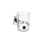 Aagna Olivia Silver Wall Mounted Tumbler Holder