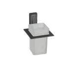 Aagna Raton Black Finish Tumbler Holder