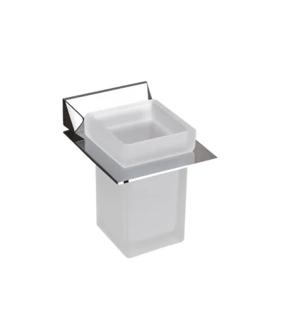 Aagna U-VA Luxury Silver Finish Tumbler Holder for Bathrooms