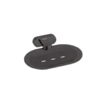 Aagna Giza Black Finish Wall Mounted Soap Dish for Bathroom