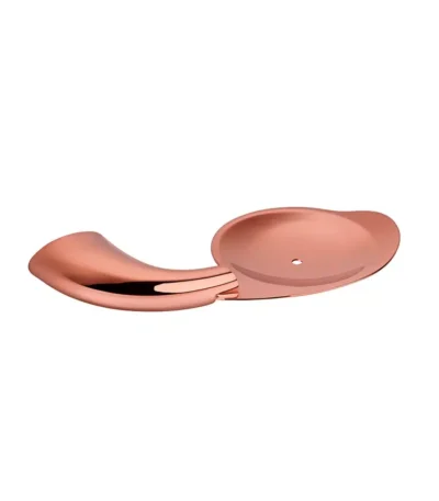 Aagna Rhyno Elegant Rose Gold Finish Soap Dish