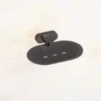 Aagna Giza Black Finish Wall Mounted Soap Dish for Bathroom