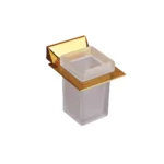 Aagna U-VA Gold Finish Tumbler Holder Wall Mounted Bathroom