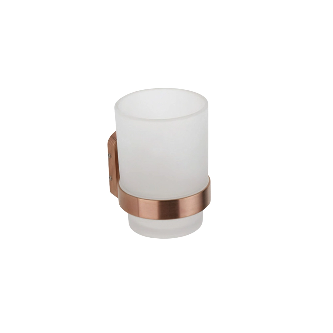 Aagna Giza Rose Gold Finish Tumbler Holder for Bathroom Aagna Giza Rose Gold Finish Tumbler Holder for Bathroom