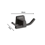 Aagna Olivia Robe Hook Matte Black Finish for Bathroom - Image 5