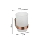Aagna Giza Rose Gold Finish Tumbler Holder for Bathroom
