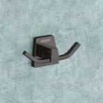 Aagna Olivia Robe Hook Matte Black Finish for Bathroom