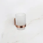 Aagna Giza Rose Gold Finish Tumbler Holder for Bathroom