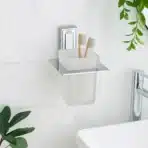 Aagna Raton Silver Finish Tumbler Holder