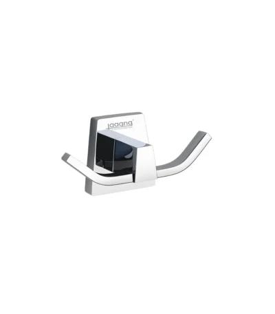 Aagna Olivia Silver Finish Robe Hook for Bathroom