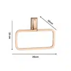 Aagna Raton Rose Gold Napkin Ring