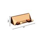 Aagna U-VA Rose Gold Robe Hook For Bathroom Wall Mounted