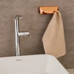 Aagna U-VA Rose Gold Robe Hook For Bathroom Wall Mounted
