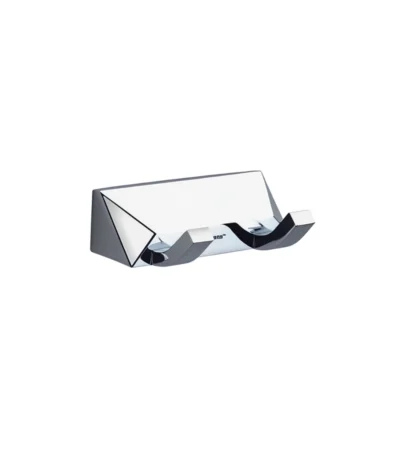 Aagna U-VA Silver Finish Robe Hook For Bathroom