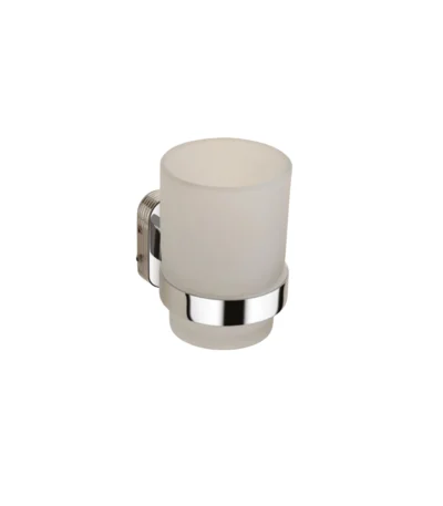Aagna Giza Silver Finish Tumbler Holder for Bathroom