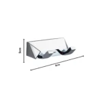 Aagna U-VA Silver Finish Robe Hook For Bathroom