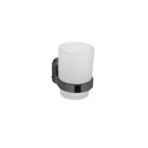 Aagna Giza Matte Black Tumbler Holder for Bathroom