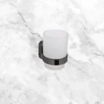 Aagna Giza Matte Black Tumbler Holder for Bathroom