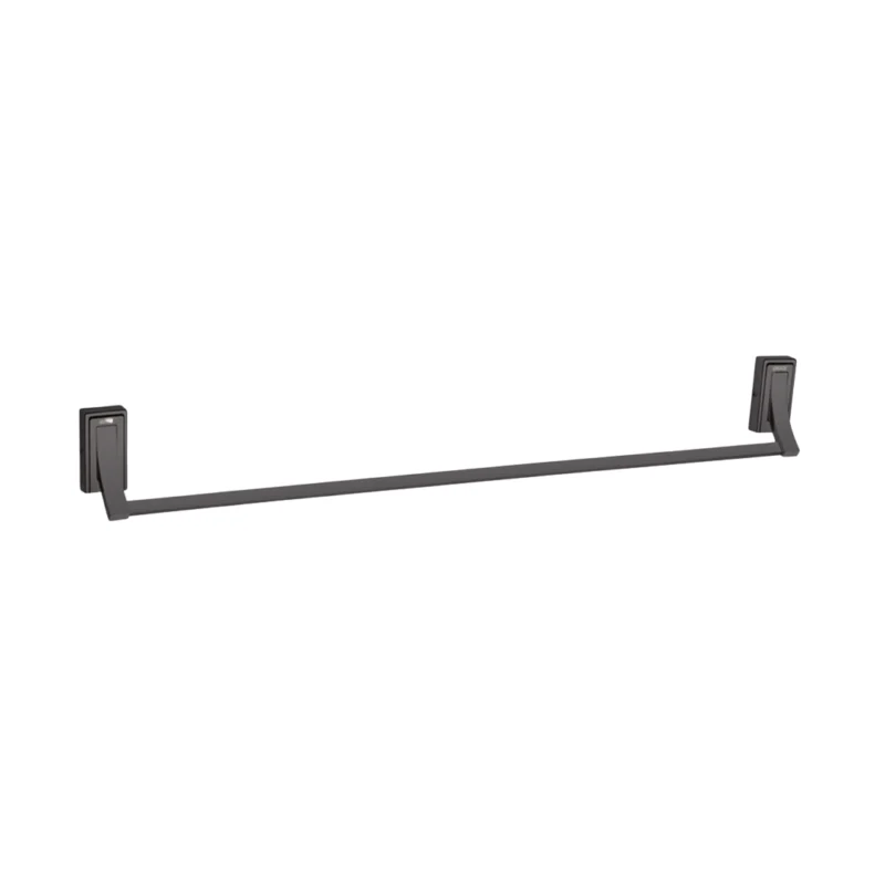 Aagna Raton Black Towel Rod For Bathroom
