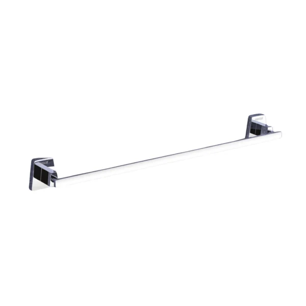 Aagna Olivia Silver Towel Rod Wall Mounted For Bathroom