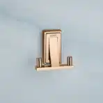 Aagna Raton Robe Hook in Rose Gold For Bathroom Wall Mounted