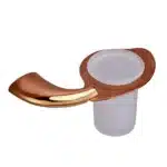Aagna Rhyno Rose Gold Tumbler Holder For Bathroom Accessories