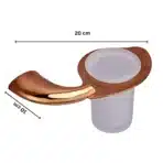 Aagna Rhyno Rose Gold Tumbler Holder - Image 5