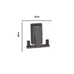 Aagna Raton Black Color Robe Hook For Bathroom Use