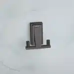 Aagna Raton Black Color Robe Hook For Bathroom Use