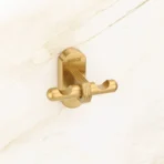 Aagna Giza Gold Finish Robe Hook for Bathroom